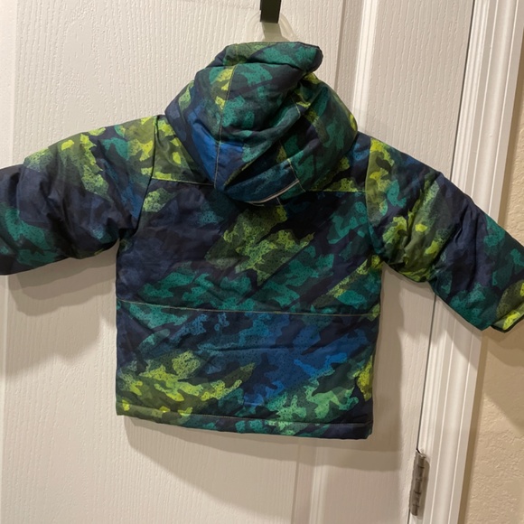 - Columbia Youth Lightning Lift Jacket Green Blue Black  Waterproof SZ 2T … - Picture 2 of 3